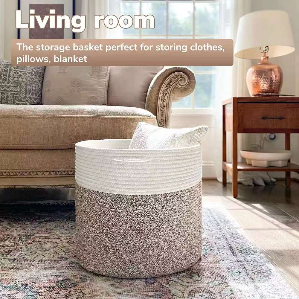 Storage Basket White Flax | Kelmera