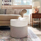 Storage Basket White Flax | Kelmera