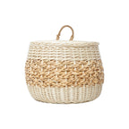 Storage Basket White Green | Kelmera