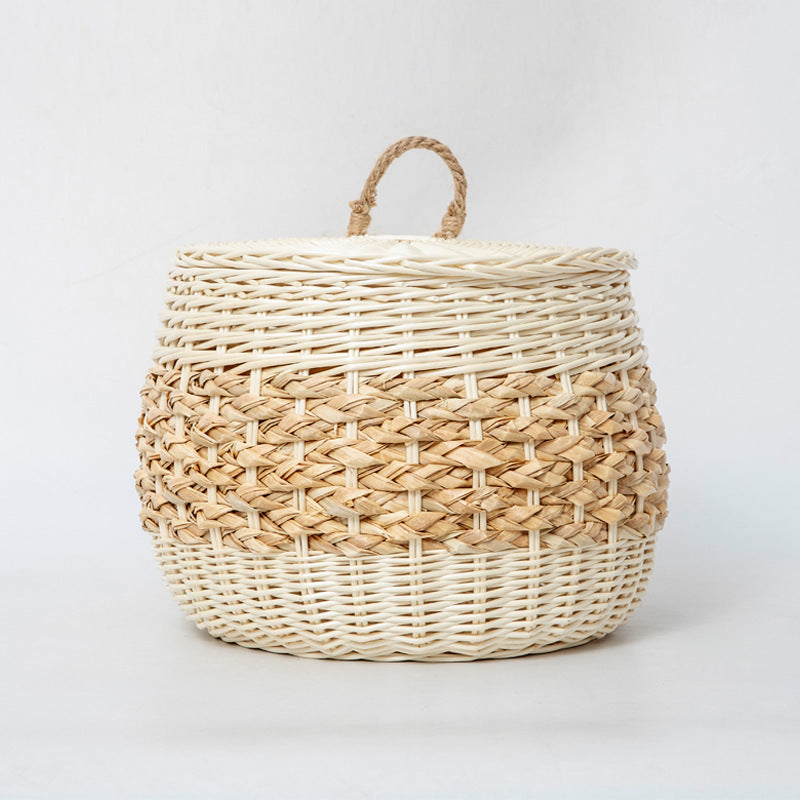 Storage Basket White Green | Kelmera
