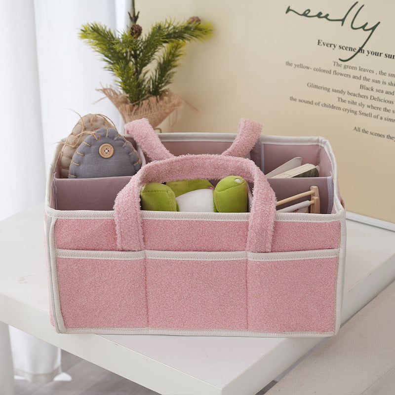 Storage Basket White Light Beige | Kelmera