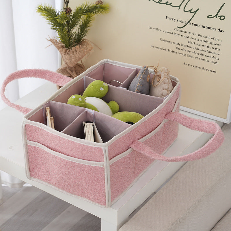 Storage Basket White Light Beige | Kelmera