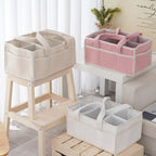 Storage Basket White Light Beige | Kelmera