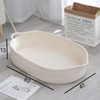 Storage Basket White Yellow | Kelmera