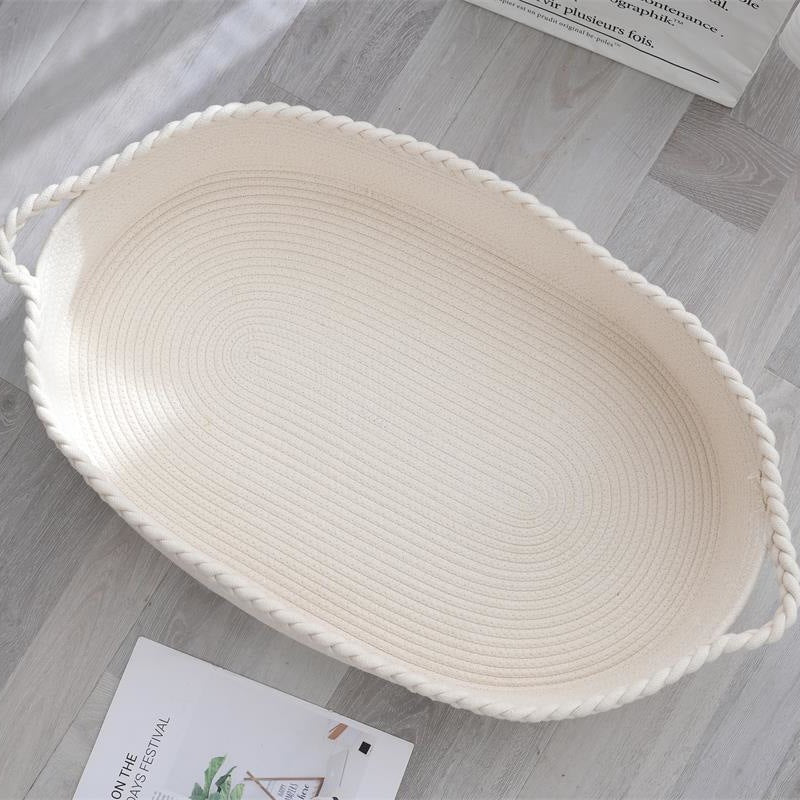Storage Basket White Yellow | Kelmera