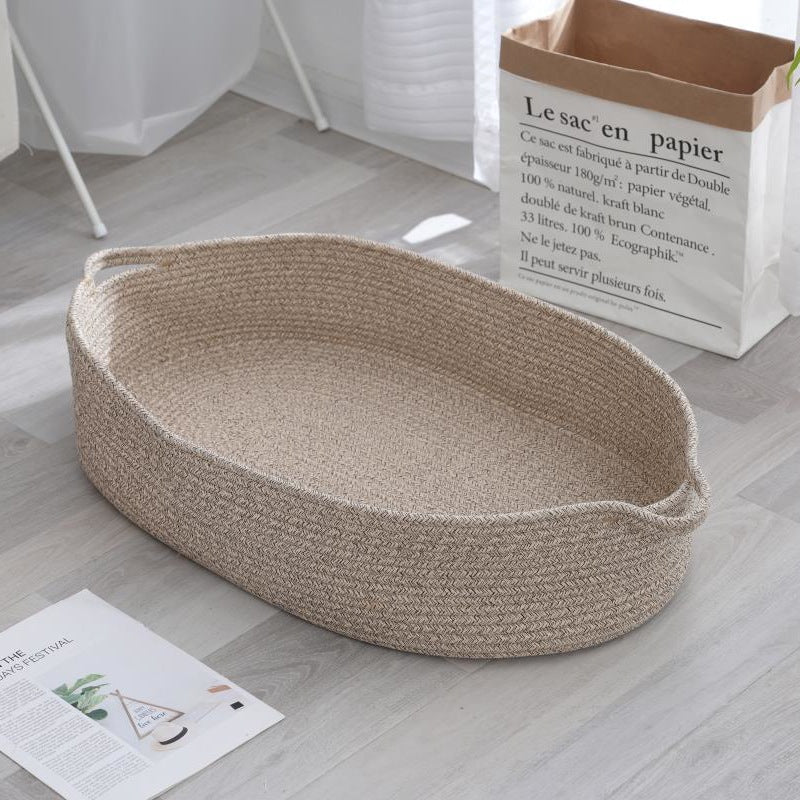 Storage Basket White Yellow | Kelmera