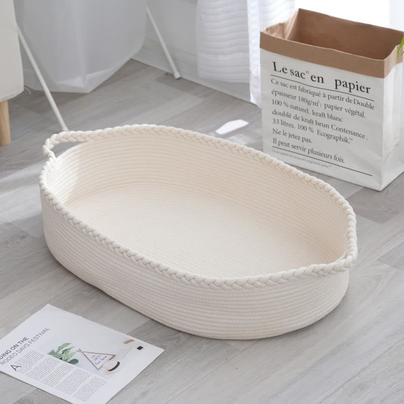 Storage Basket White Yellow | Kelmera