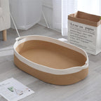 Storage Basket White Yellow | Kelmera