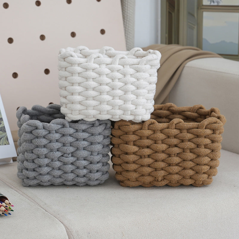 Storage Basket with Braided Design | Kelmera