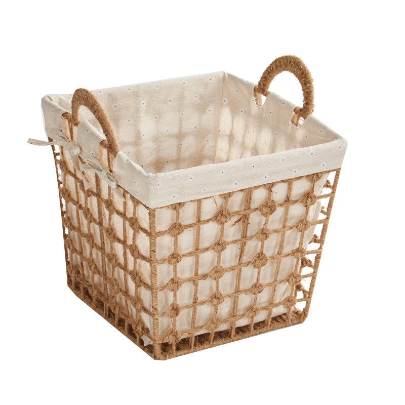 Storage Basket with Decorative Fabric Lining | Kelmera