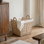 Storage Basket with Decorative Fabric Lining | Kelmera
