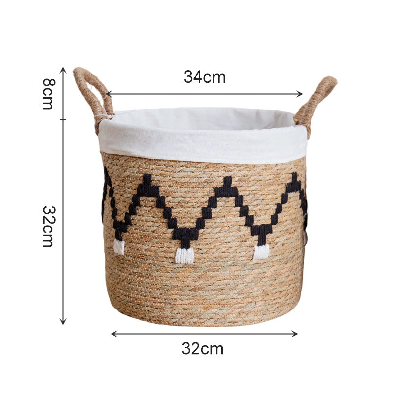Storage Basket with Decorative Pattern | Kelmera