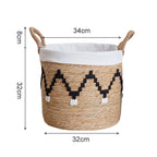 Storage Basket with Decorative Pattern | Kelmera