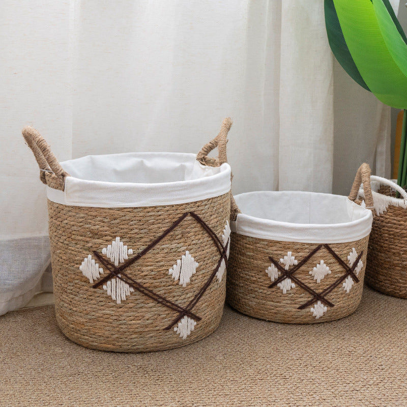 Storage Basket with Decorative Pattern | Kelmera