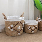Storage Basket with Decorative Pattern | Kelmera