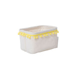 Storage Basket with Decorative Pom-Pom Trim | Kelmera