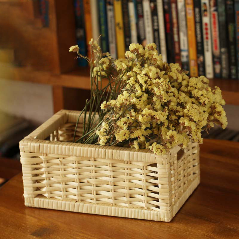 Storage Basket with Decorative Strawberry Fabric | Kelmera