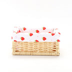 Storage Basket with Decorative Strawberry Fabric | Kelmera