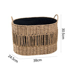 Storage Basket with Elegant Fringe Design | Kelmera