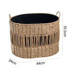 Storage Basket with Elegant Fringe Design | Kelmera