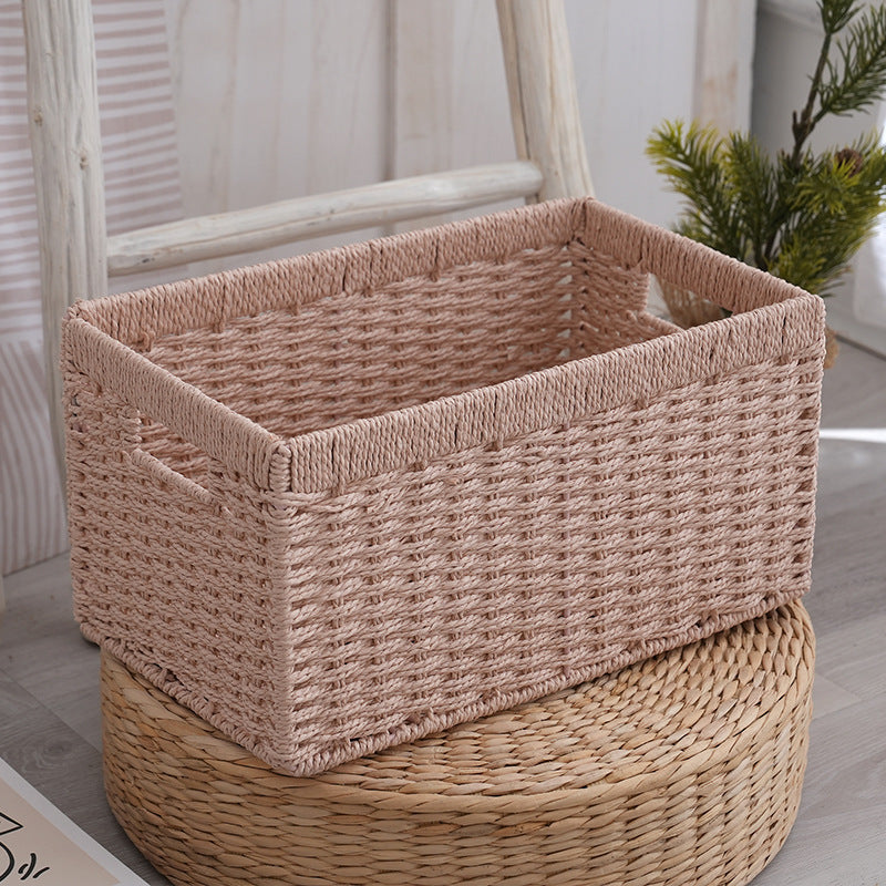 Storage Basket with Handles Handwoven Handcrafted | Kelmera
