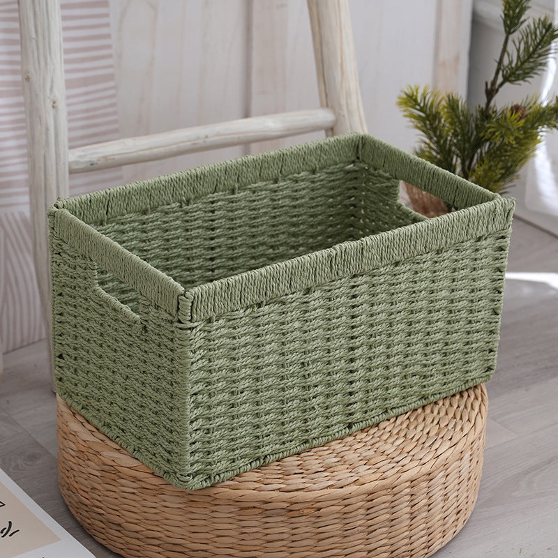Storage Basket with Handles Handwoven Handcrafted | Kelmera