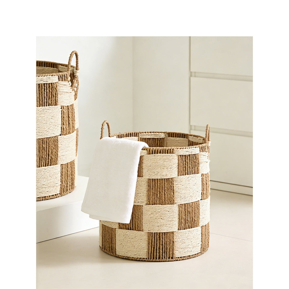 Storage Basket with Handles Two Small Large | Kelmera