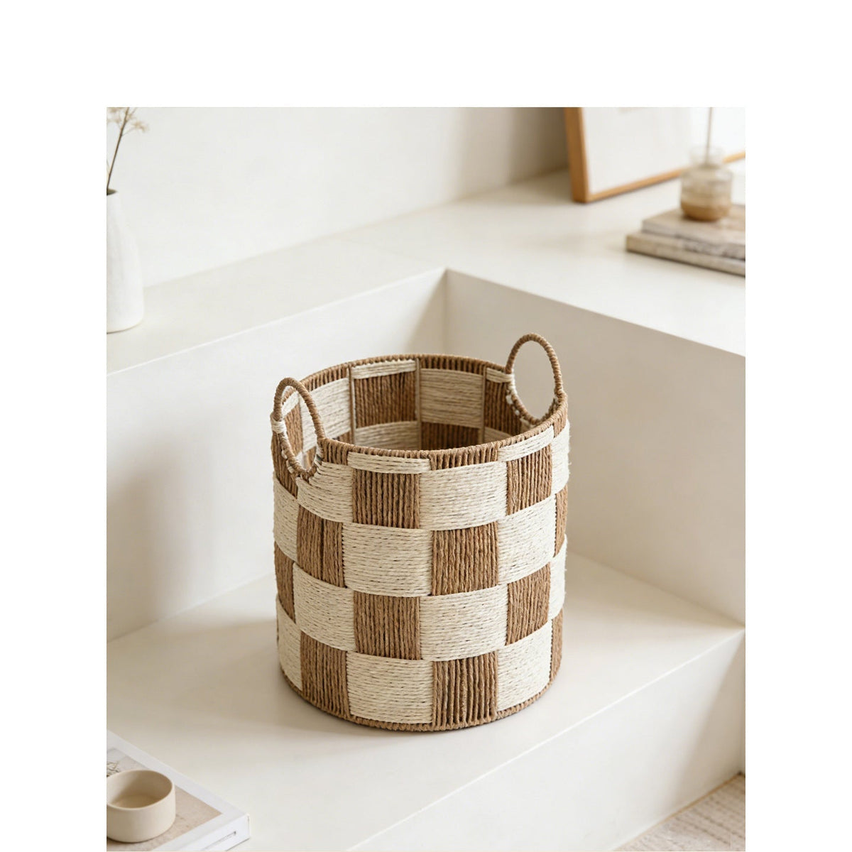 Storage Basket with Handles Two Small Large | Kelmera