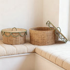 Storage Basket with Lid and Handles | Kelmera