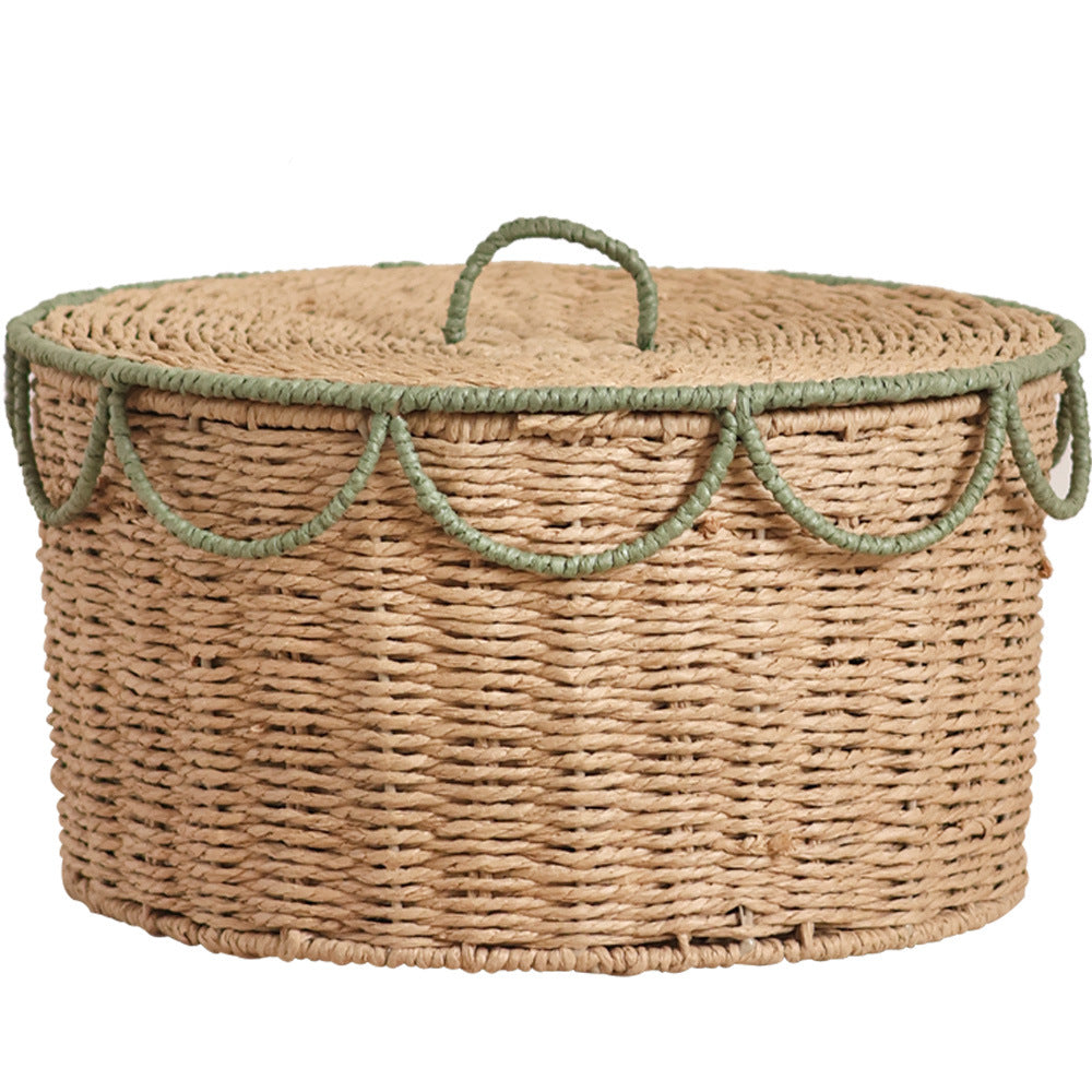 Storage Basket with Lid and Handles | Kelmera