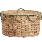 Storage Basket with Lid and Handles | Kelmera