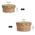 Storage Basket with Lid and Handles | Kelmera