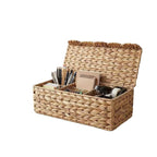 Storage Basket with Lid Khaki | Kelmera