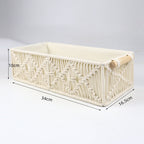 Storage Basket with Macrame Pattern | Kelmera
