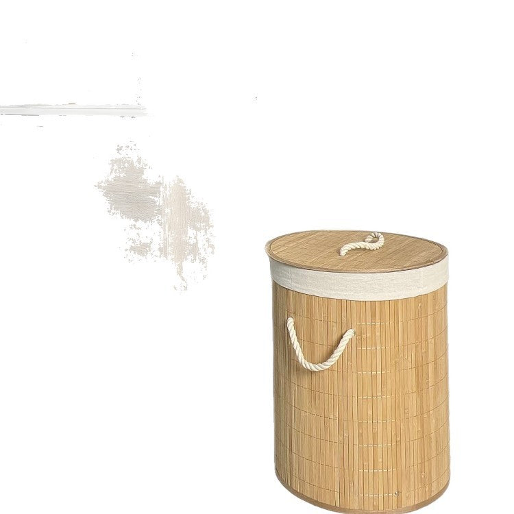 Storage Basket with Natural Bamboo Design | Kelmera