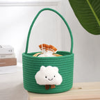 Storage Basket with Playful Cloud Motif | Kelmera