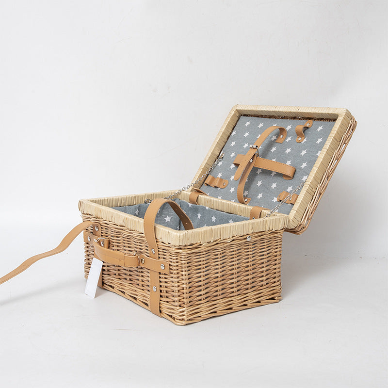 Storage Basket with Practical Lid Handwoven | Kelmera