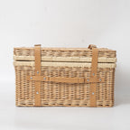 Storage Basket with Practical Lid Handwoven | Kelmera