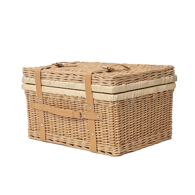 Storage Basket with Practical Lid Handwoven | Kelmera