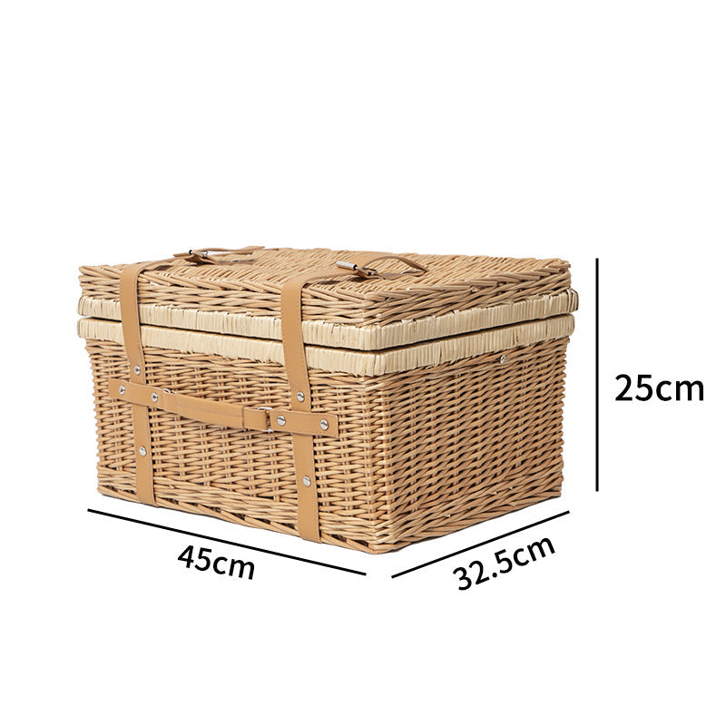 Storage Basket with Practical Lid Handwoven | Kelmera