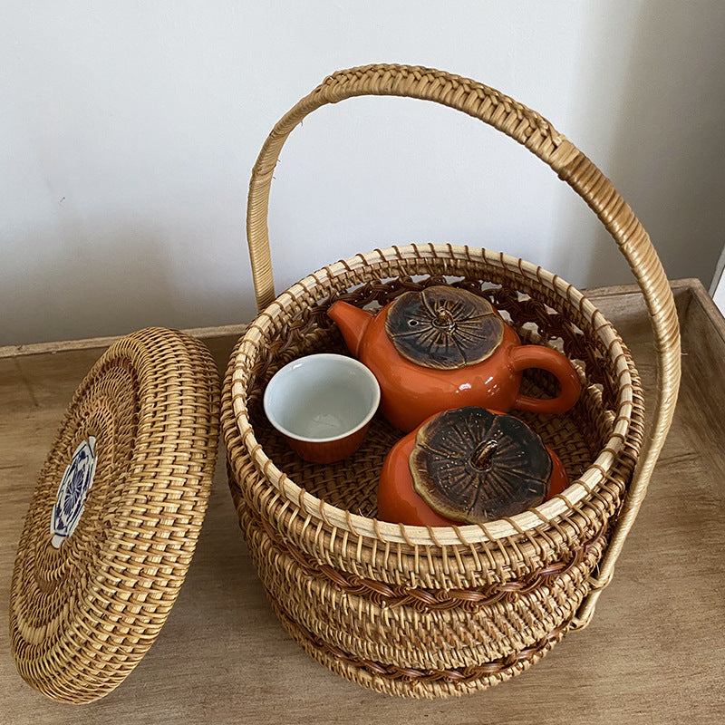 Storage Basket with Practical Lid | Kelmera