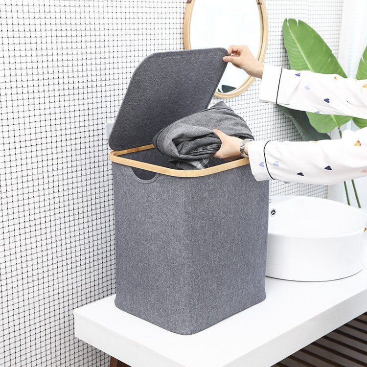 Storage Basket with Wooden Frame | Kelmera