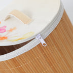 Storage Basket with Zipper and Floral Design | Kelmera