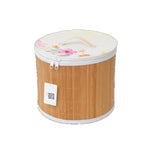 Storage Basket with Zipper and Floral Design | Kelmera