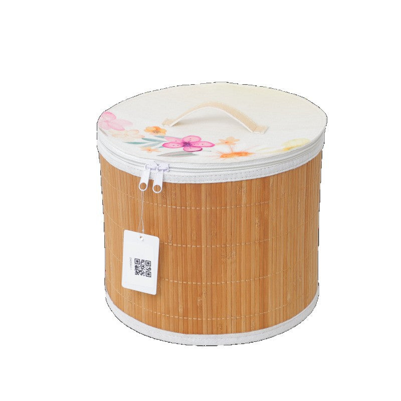 Storage Basket with Zipper and Floral Design | Kelmera