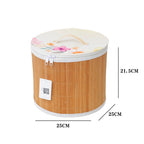 Storage Basket with Zipper and Floral Design | Kelmera