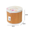 Storage Basket with Zipper and Floral Design | Kelmera