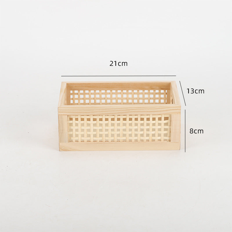 Storage Basket Wood Handcrafted | Kelmera