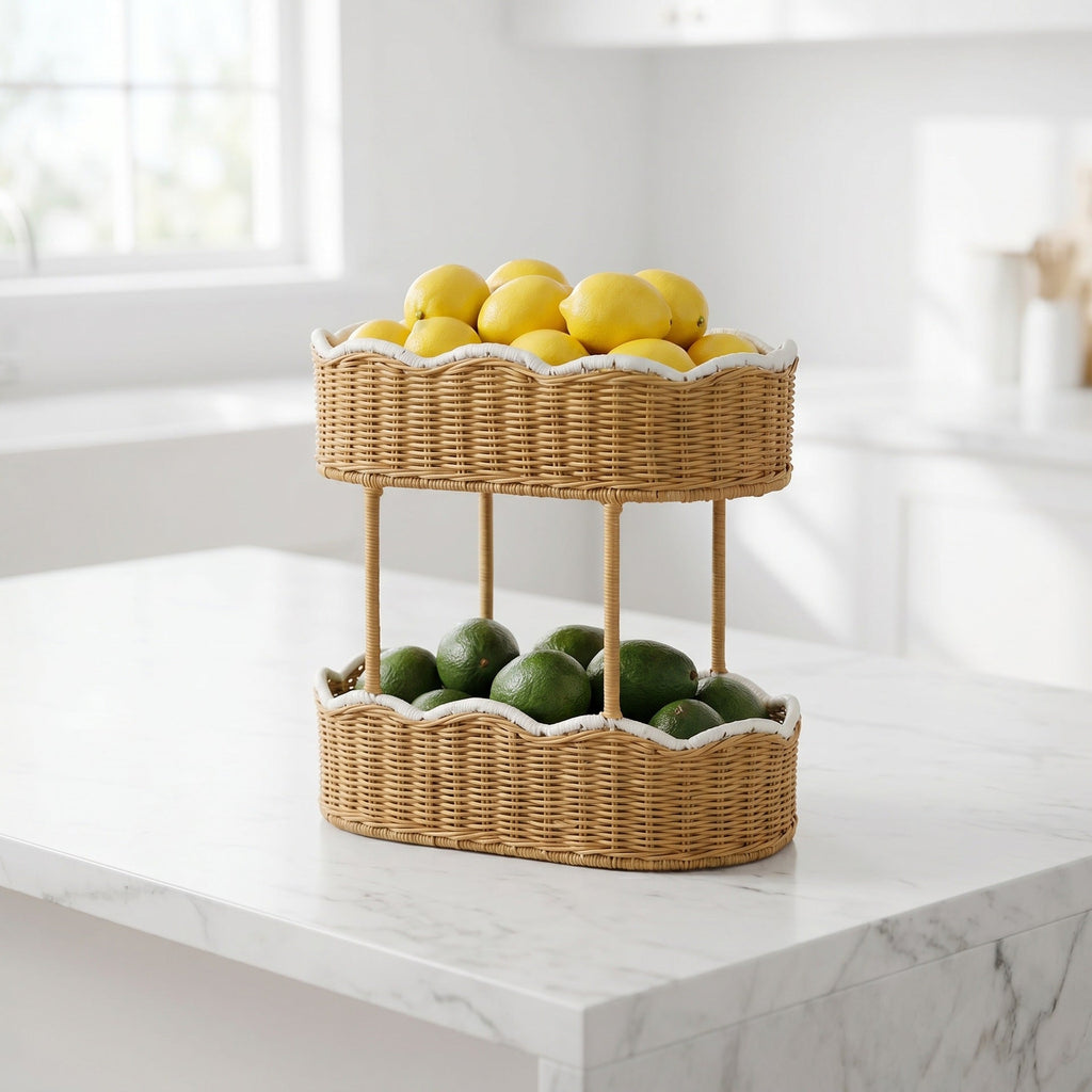 Storage Basket Woven Natural Fiber Cotton Textile | Kelmera