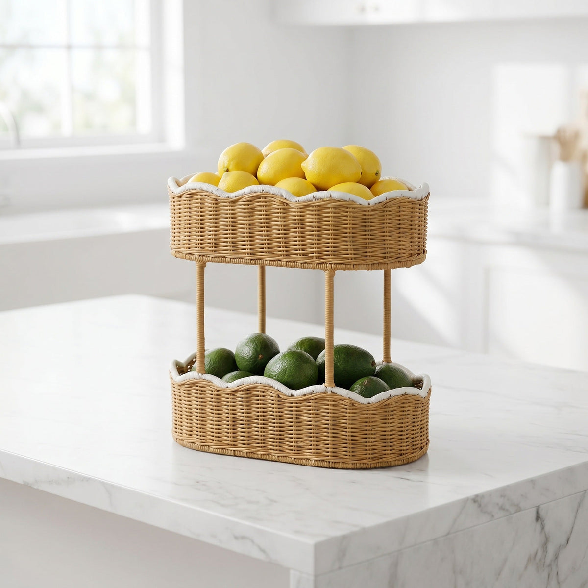 Storage Basket Woven Natural Fiber Cotton Textile | Kelmera